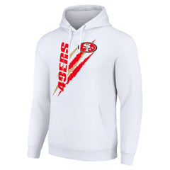 Starter Unisex Color Scratch Fleece Pullover Hoodie - San Francisco 49ers