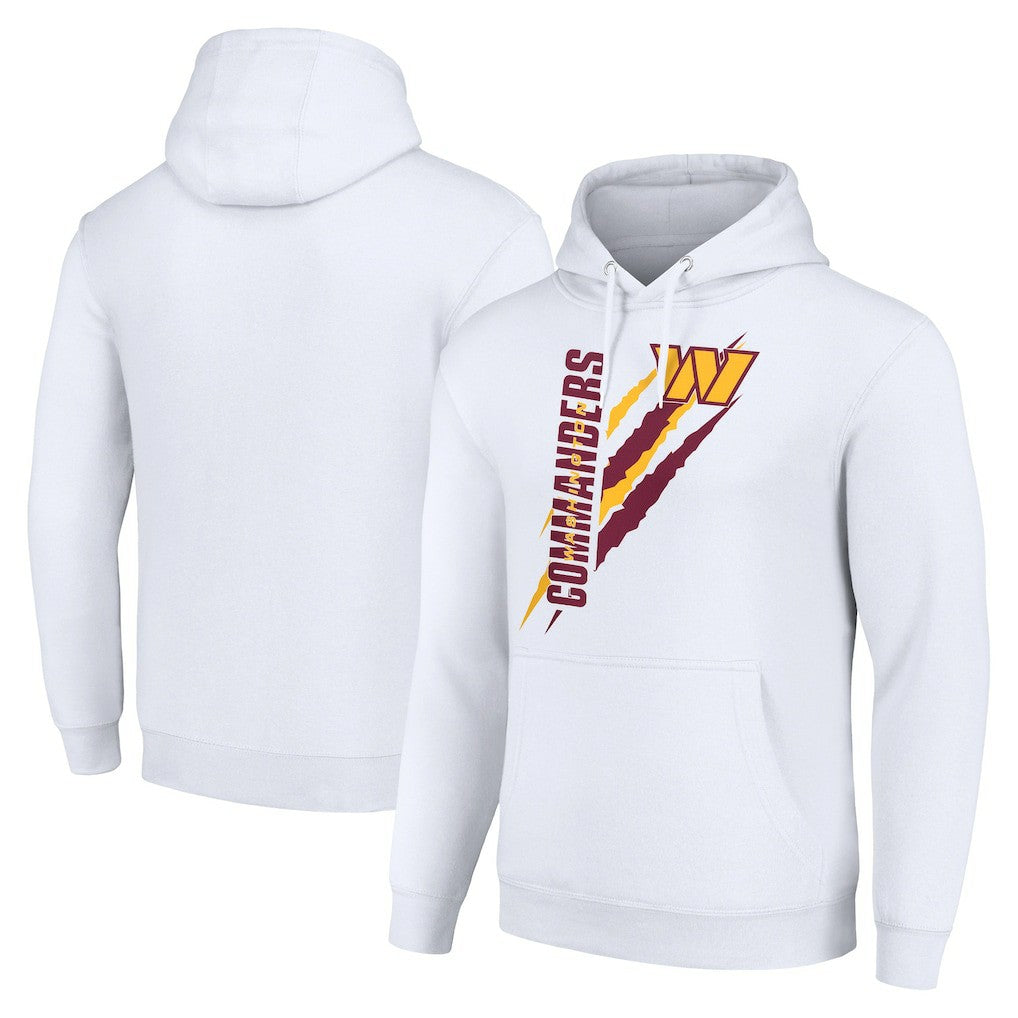 Starter Unisex Color Scratch Fleece Pullover Hoodie - Washington Commanders