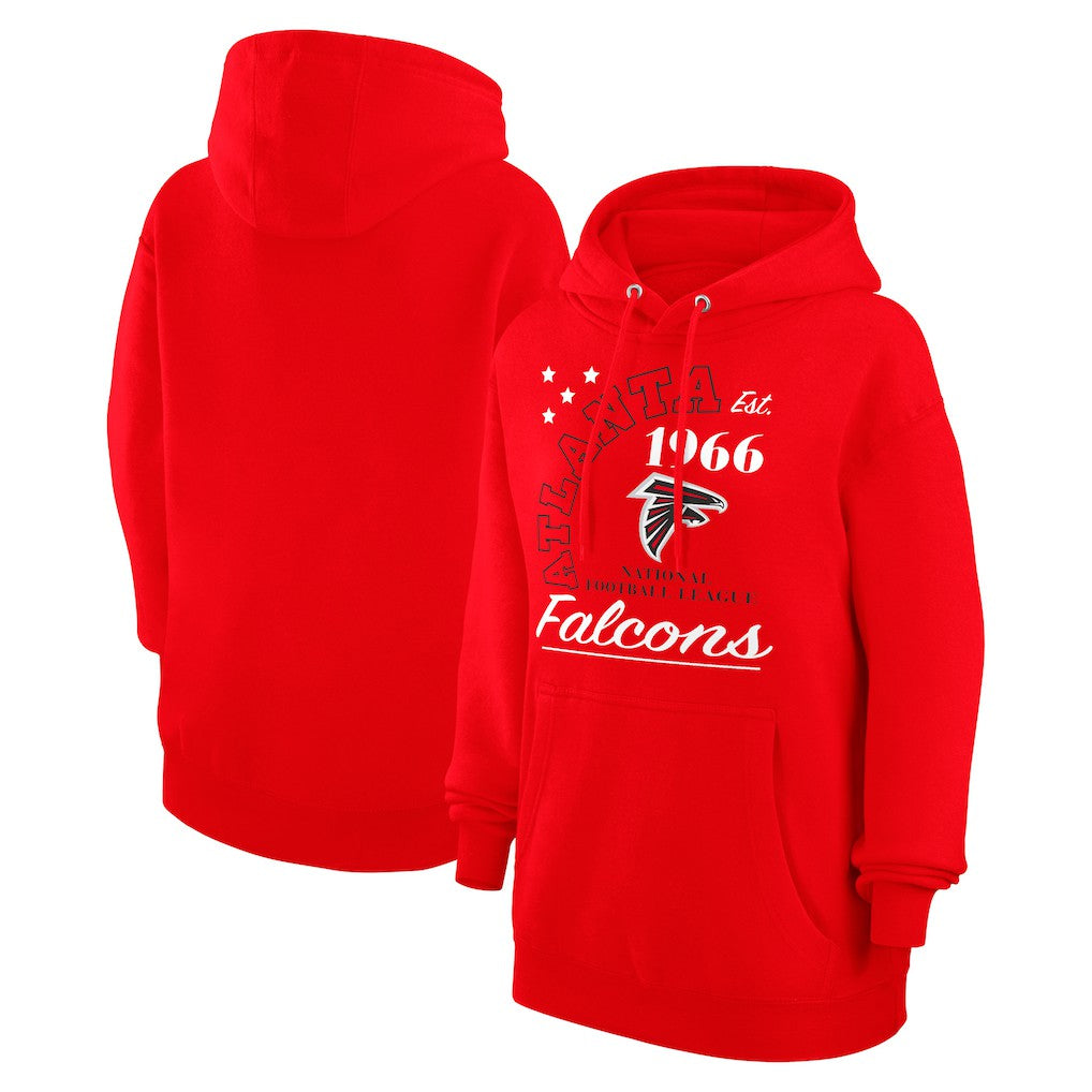 Starter Unisex Arch Team Fleece Pullover Hoodie - Atlanta Falcons