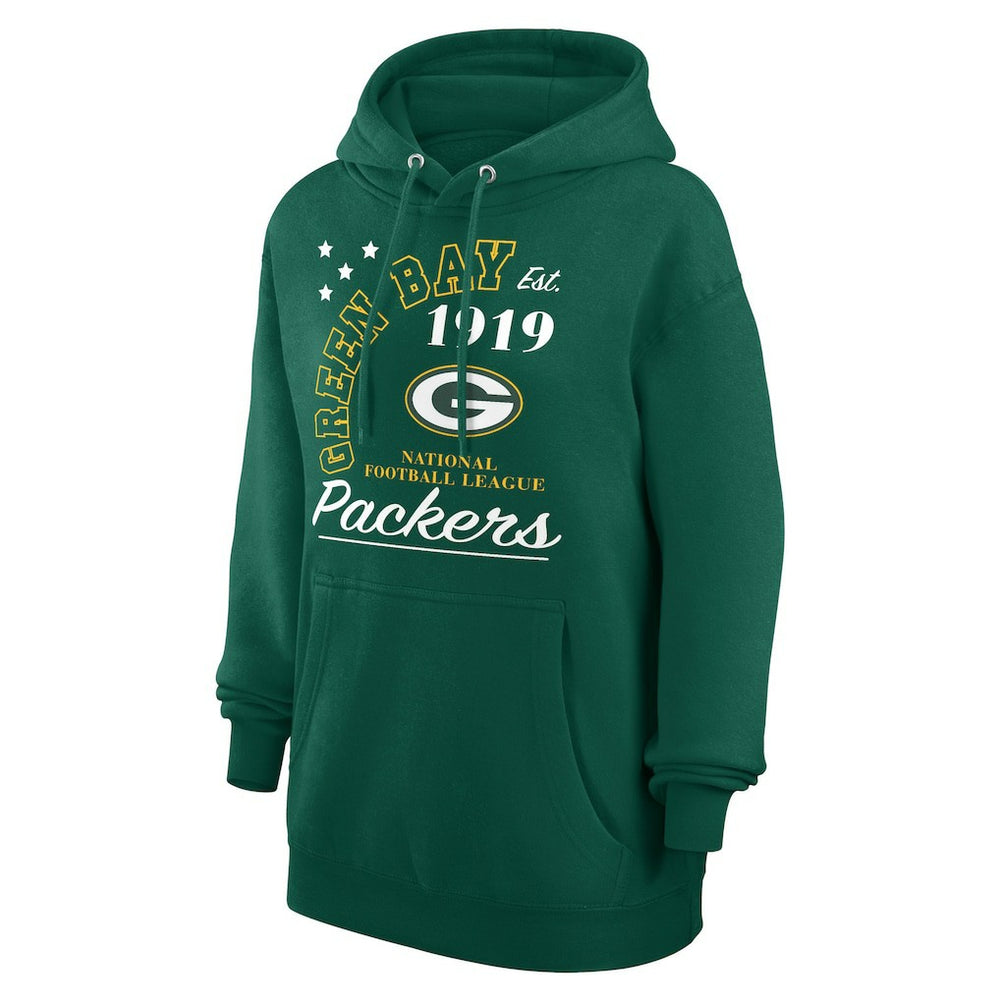 Starter Unisex Arch Team Fleece Pullover Hoodie - Green Bay Packers