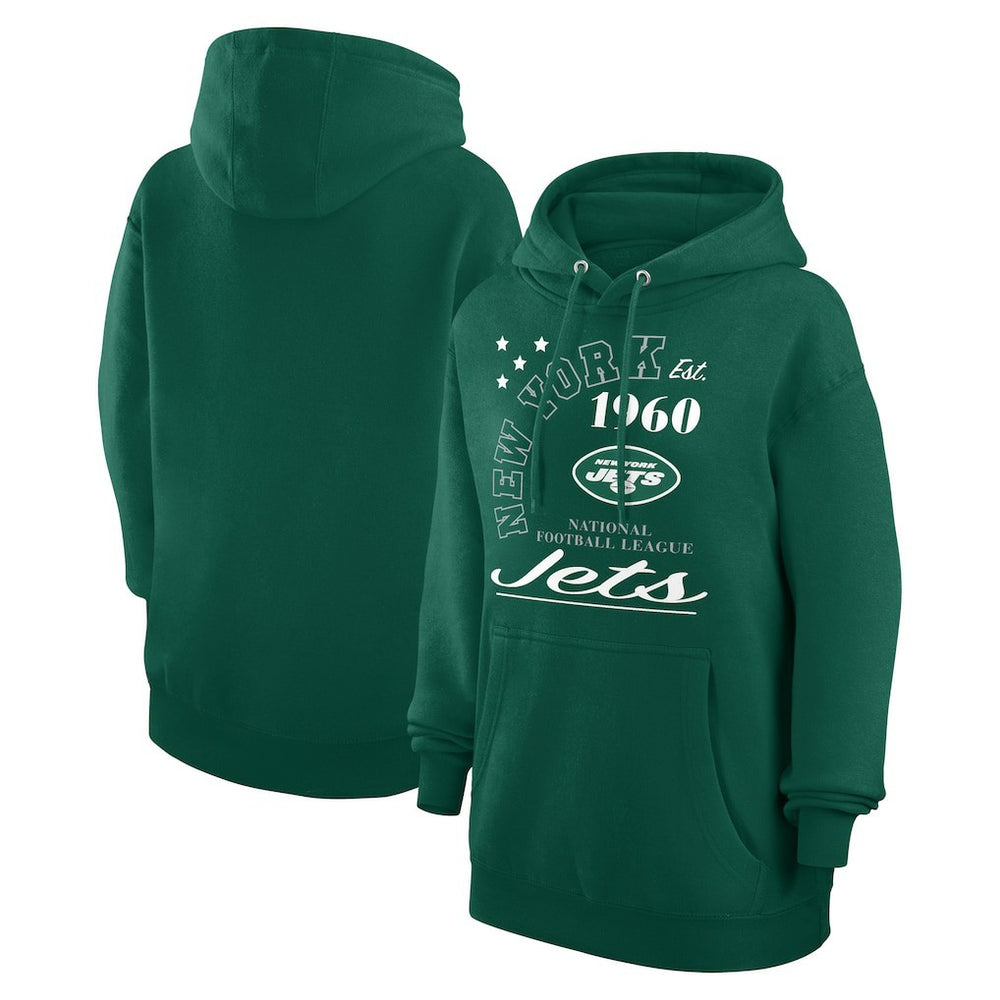 Starter Unisex Arch Team Fleece Pullover Hoodie - New York Jets