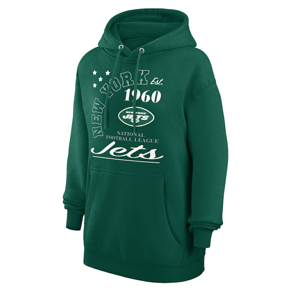 Starter Unisex Arch Team Fleece Pullover Hoodie - New York Jets
