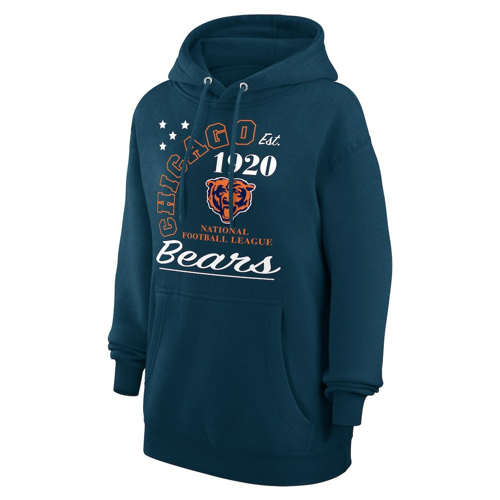 Starter Unisex Arch Team Fleece Pullover Hoodie - Chicago Bears