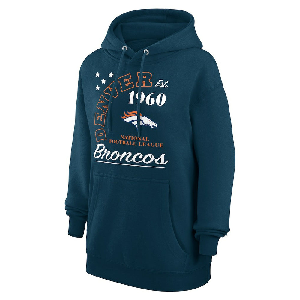 Starter Unisex Arch Team Fleece Pullover Hoodie - Denver Broncos