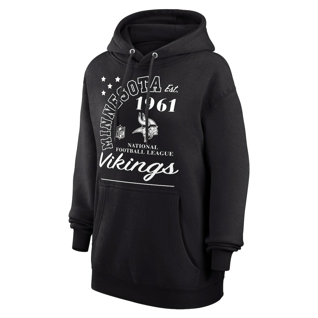 Starter Unisex Arch Team Fleece Pullover Hoodie - Minnesota Vikings