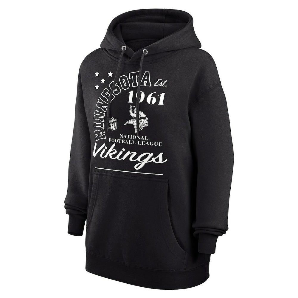 Starter Unisex Arch Team Fleece Pullover Hoodie - Minnesota Vikings