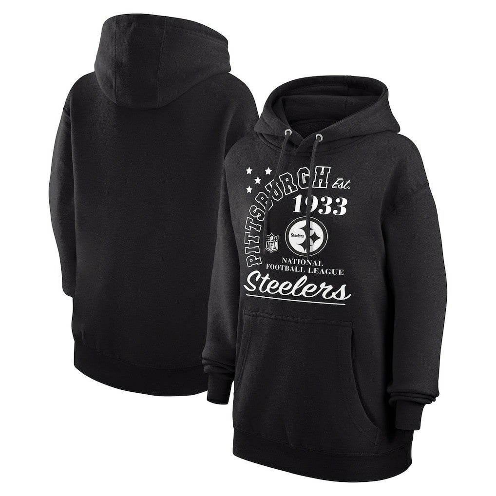 Starter Unisex Arch Team Fleece Pullover Hoodie - Pittsburgh Steelers