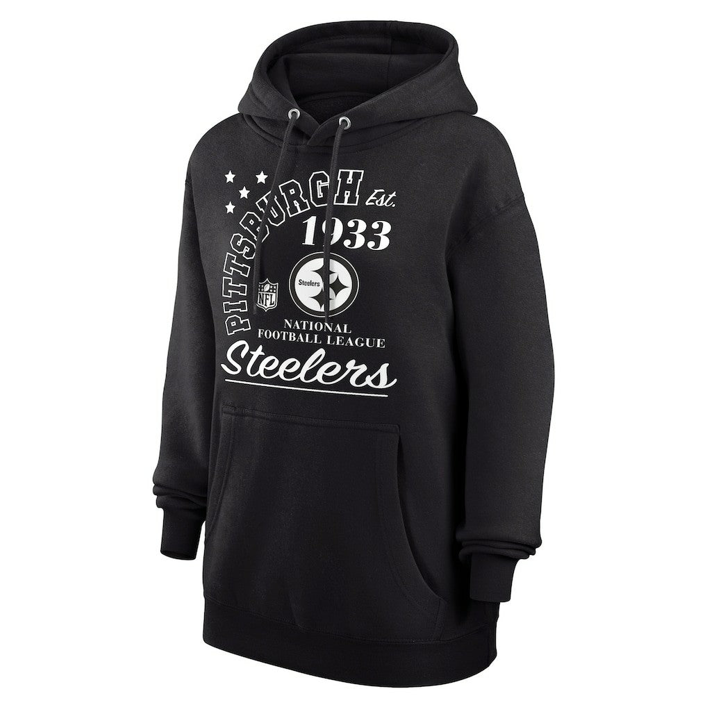 Starter Unisex Arch Team Fleece Pullover Hoodie - Pittsburgh Steelers
