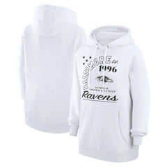 Starter Unisex Arch Team Fleece Pullover Hoodie - Baltimore Ravens