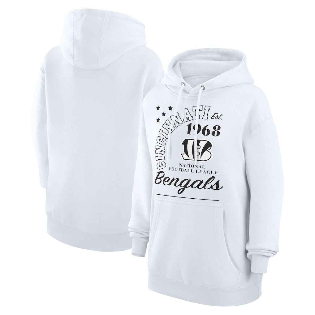 Starter Unisex Arch Team Fleece Pullover Hoodie - Cincinnati Bengals