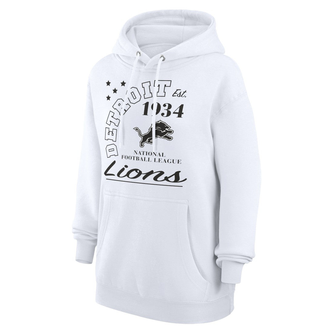 Starter Unisex Arch Team Fleece Pullover Hoodie - Detroit Lions