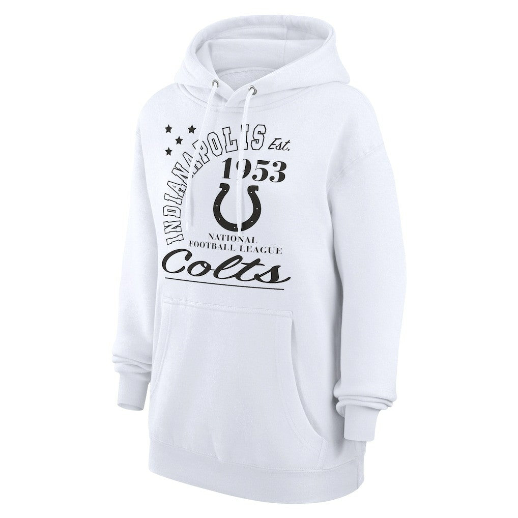 Starter Unisex Arch Team Fleece Pullover Hoodie - Indianapolis Colts