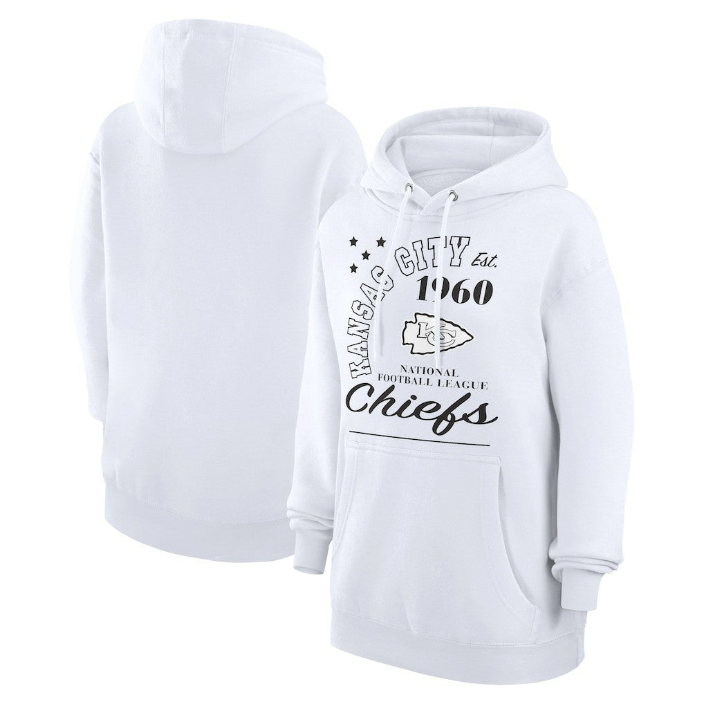 Starter Unisex Arch Team Fleece Pullover Hoodie - Kansas City Chiefs