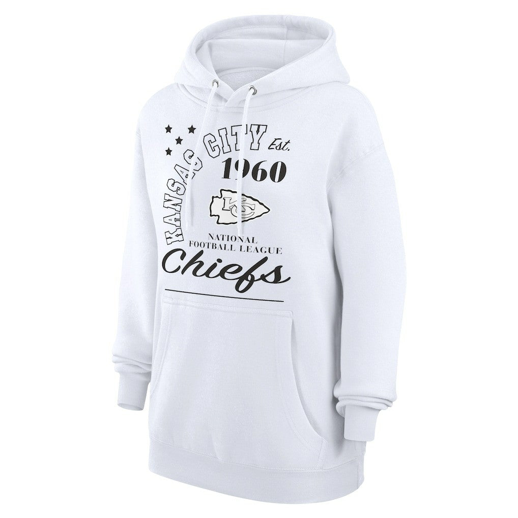 Starter Unisex Arch Team Fleece Pullover Hoodie - Kansas City Chiefs