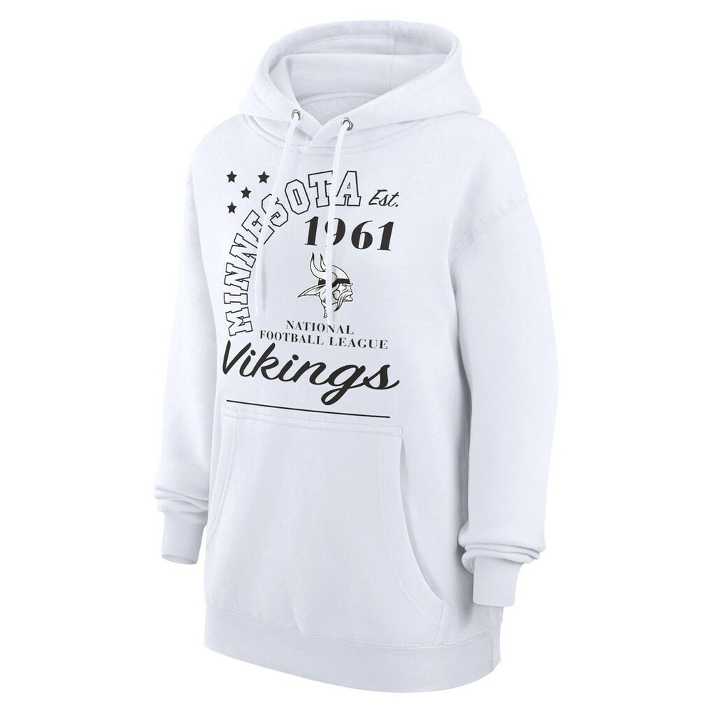 Starter Unisex Arch Team Fleece Pullover Hoodie - Minnesota Vikings