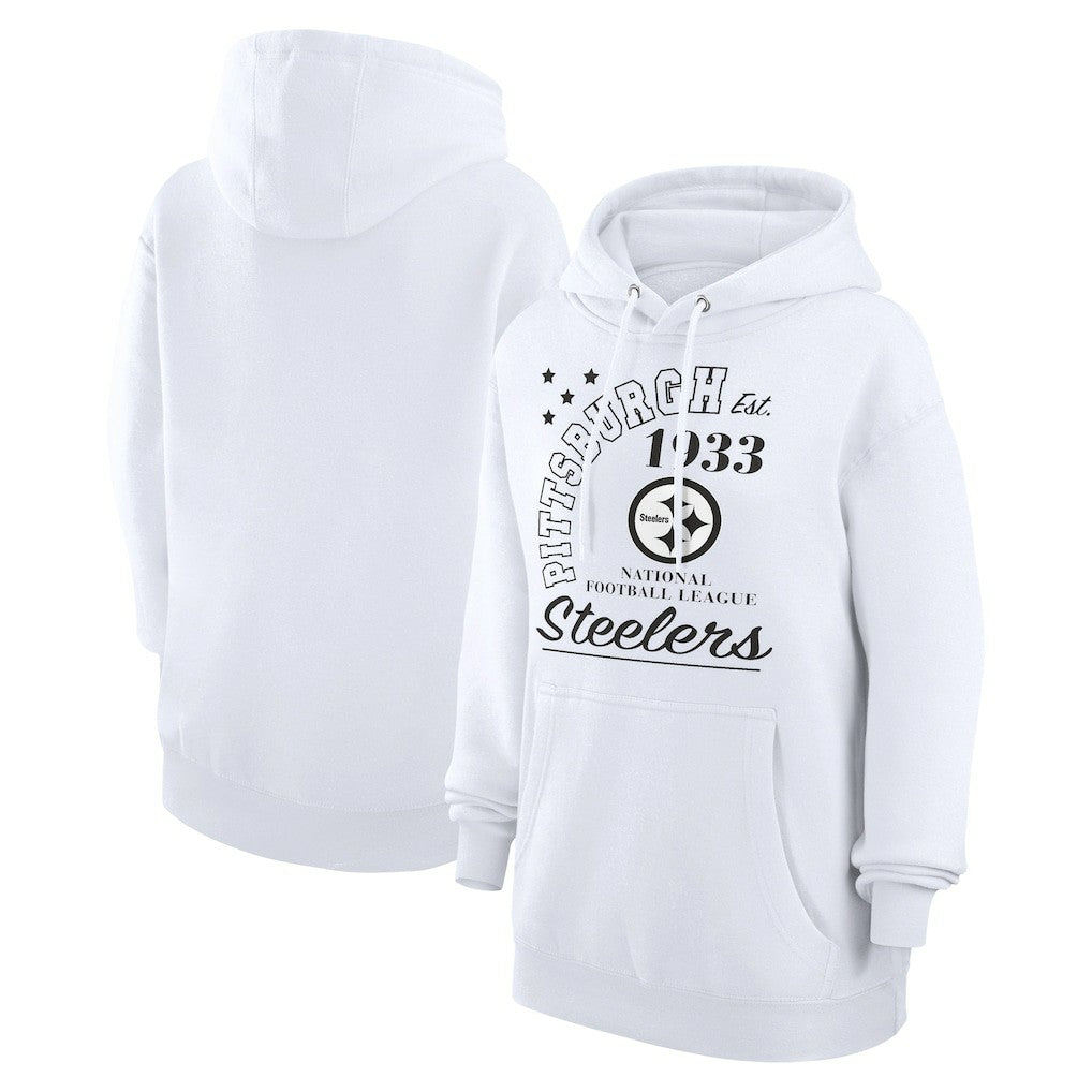 Starter Unisex Arch Team Fleece Pullover Hoodie - Pittsburgh Steelers