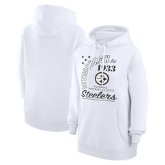 Starter Unisex Arch Team Fleece Pullover Hoodie - Pittsburgh Steelers