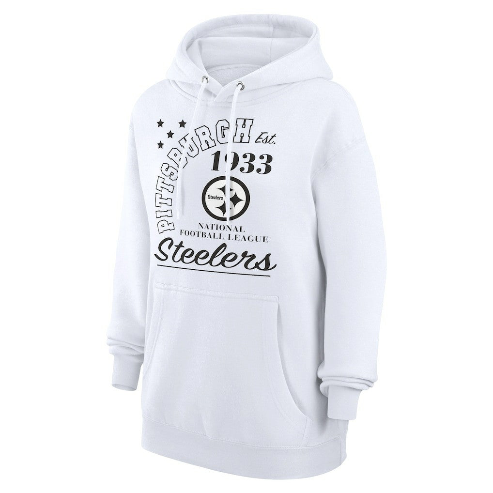 Starter Unisex Arch Team Fleece Pullover Hoodie - Pittsburgh Steelers