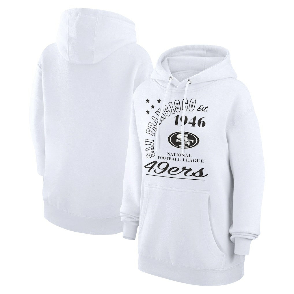 Starter Unisex Arch Team Fleece Pullover Hoodie - San Francisco 49ers