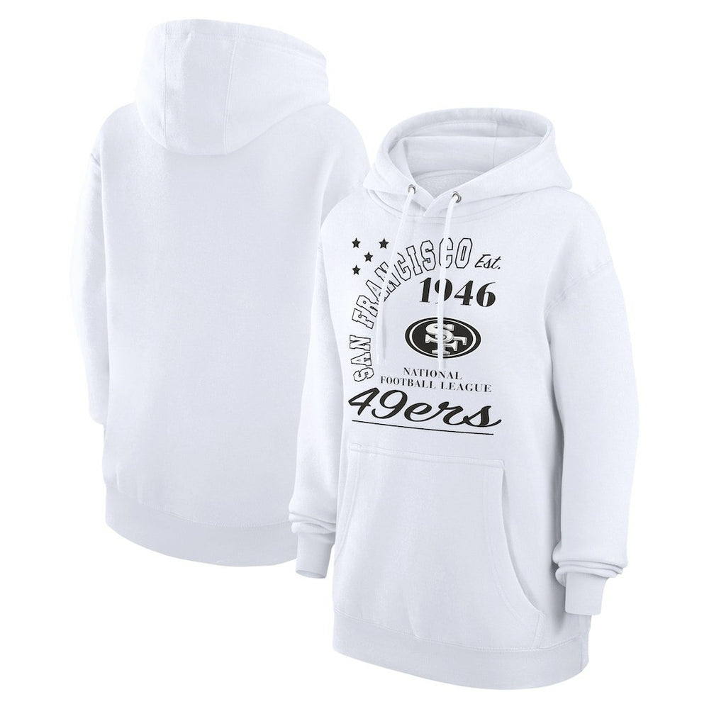 Starter Unisex Arch Team Fleece Pullover Hoodie - San Francisco 49ers