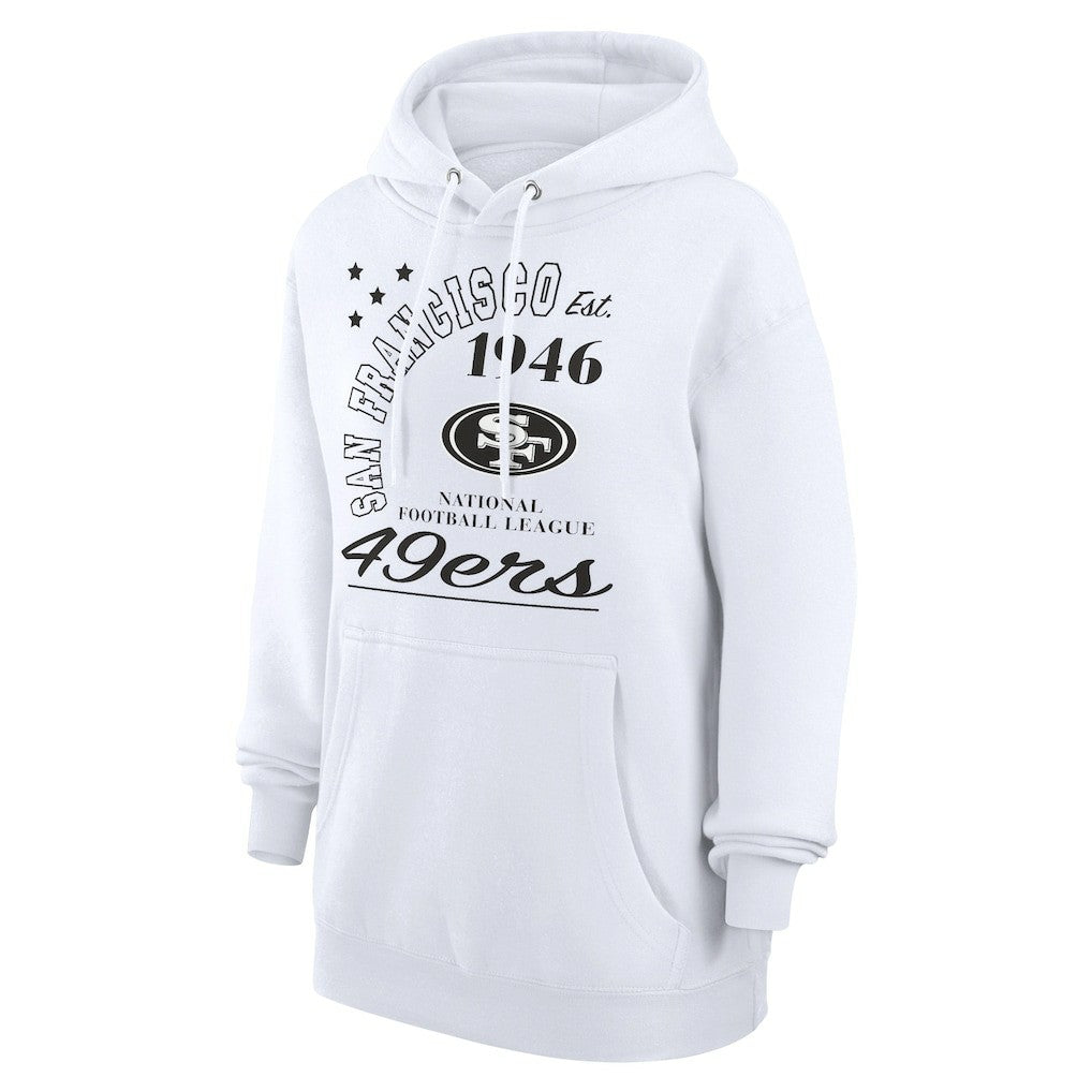 Starter Unisex Arch Team Fleece Pullover Hoodie - San Francisco 49ers
