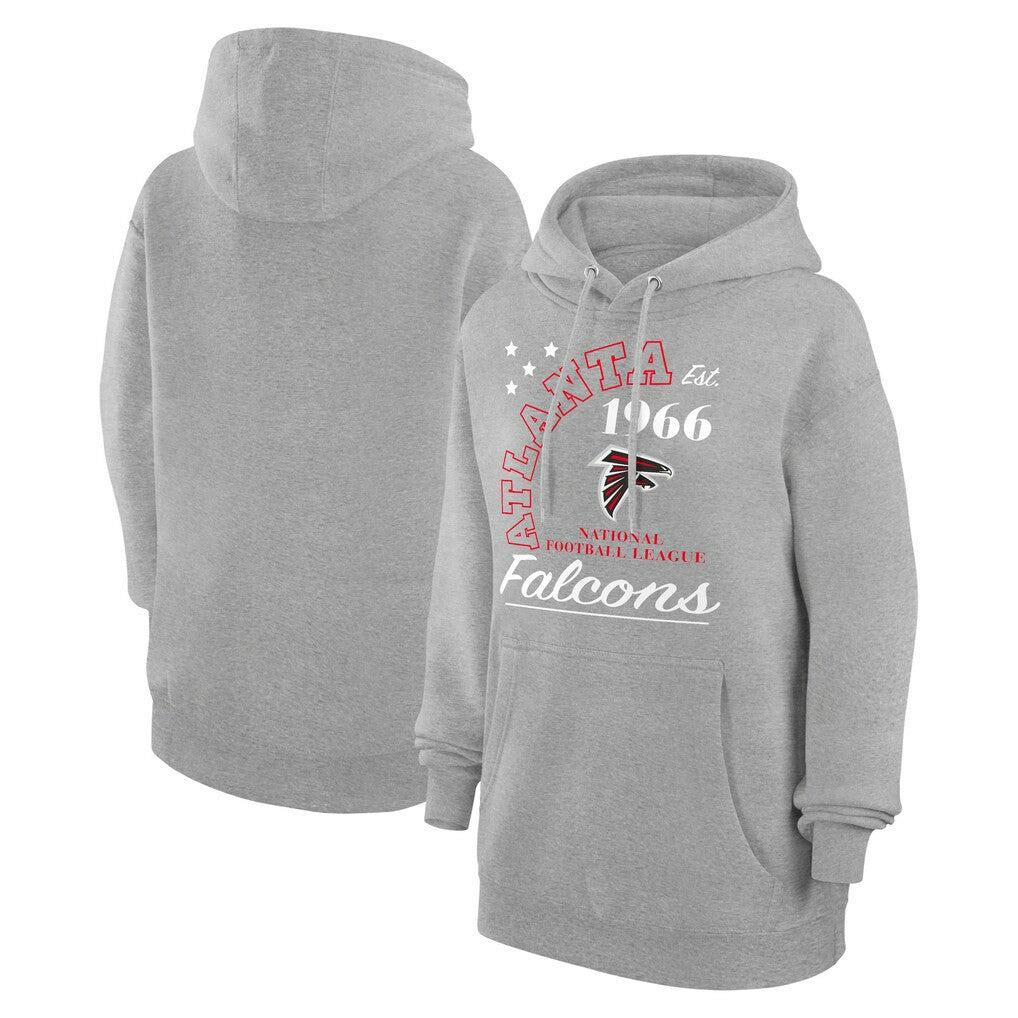 Starter Unisex Arch Team Fleece Pullover Hoodie - Atlanta Falcons