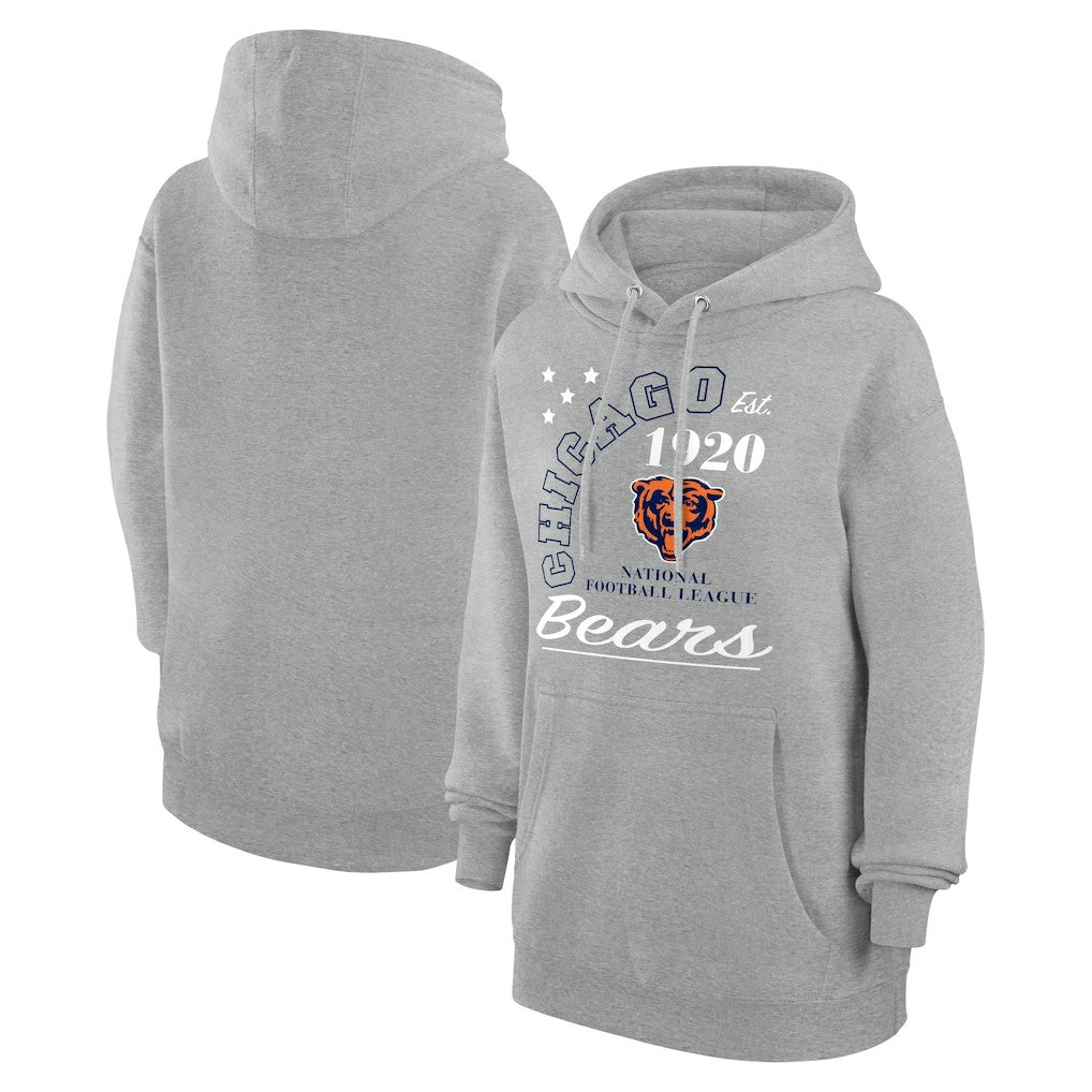 Starter Unisex Arch Team Fleece Pullover Hoodie - Chicago Bears
