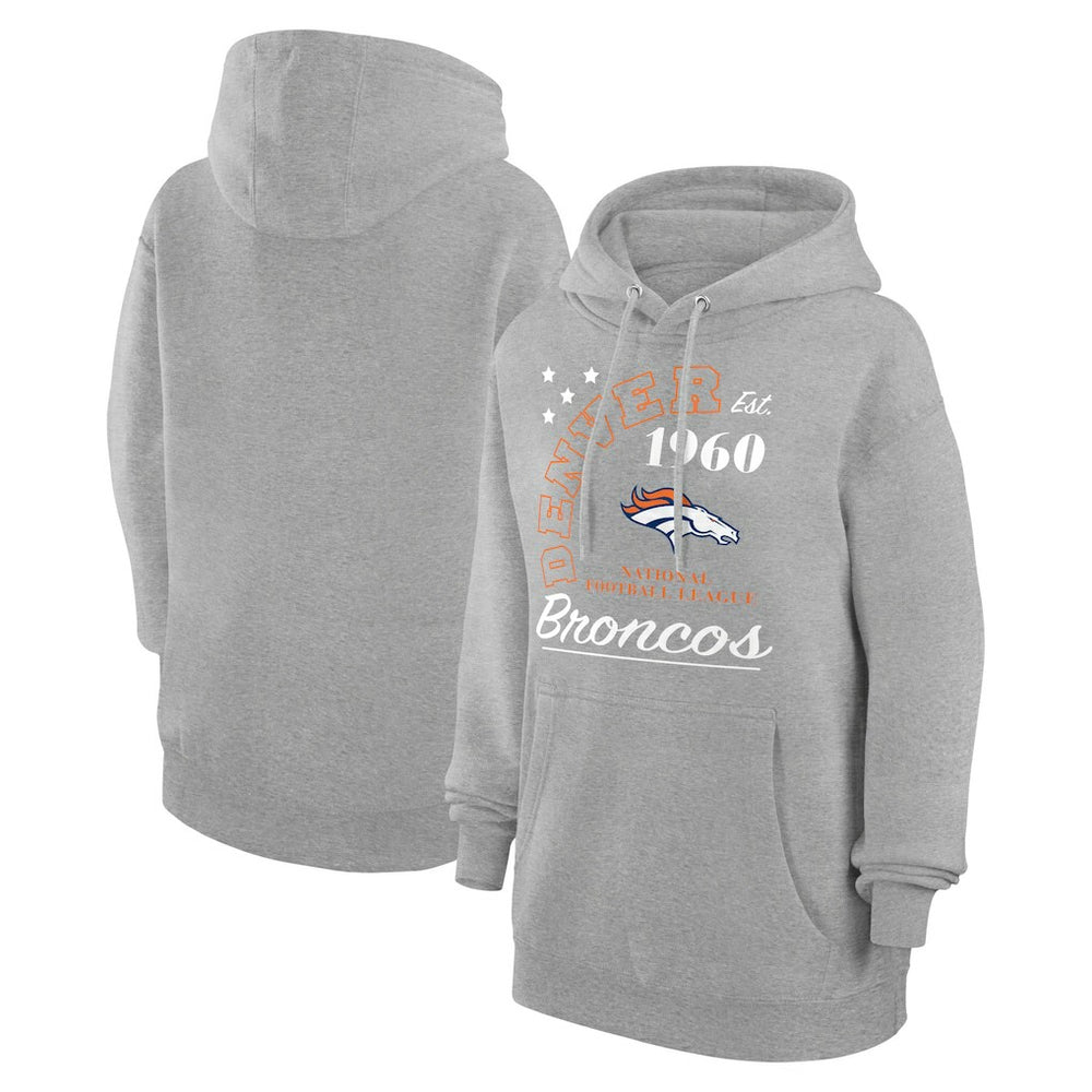 Starter Unisex Arch Team Fleece Pullover Hoodie - Denver Broncos