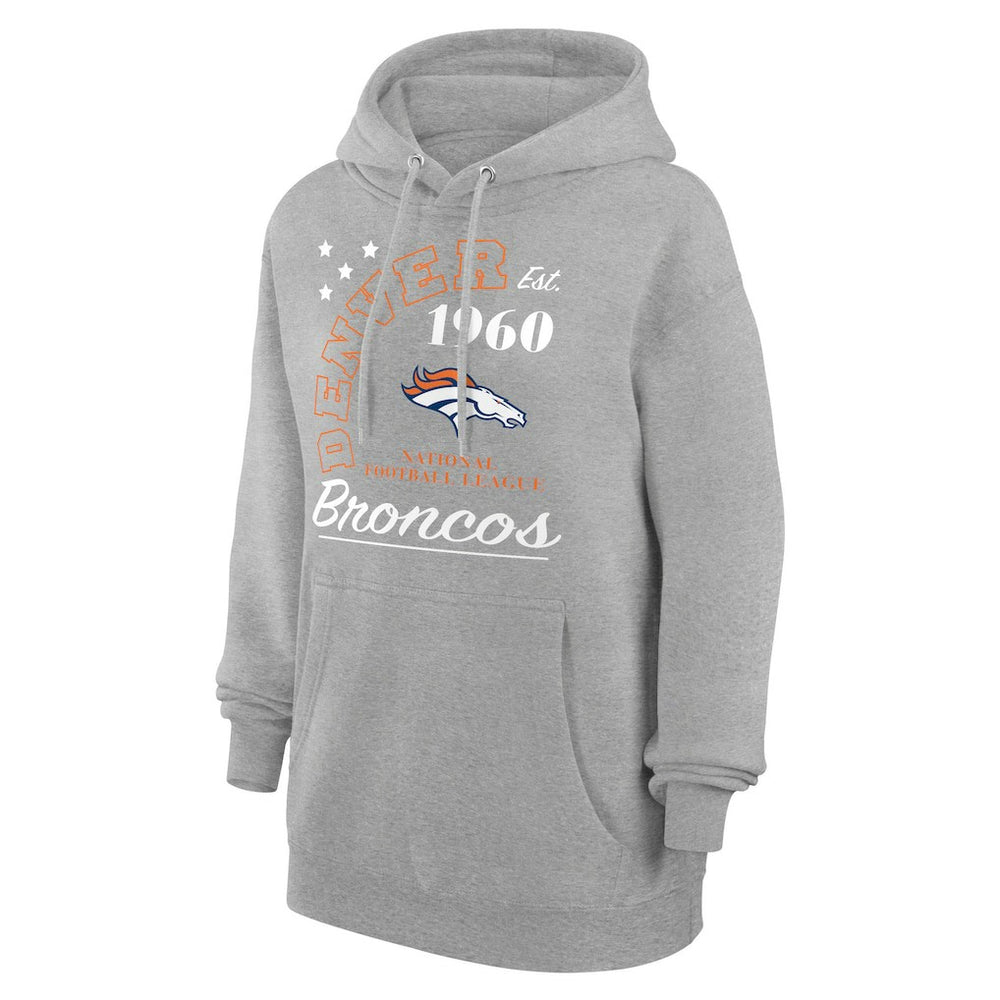 Starter Unisex Arch Team Fleece Pullover Hoodie - Denver Broncos