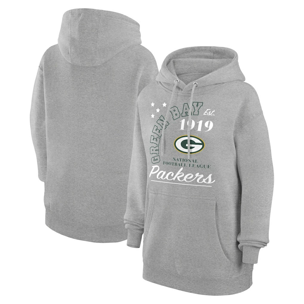 Starter Unisex Arch Team Fleece Pullover Hoodie - Green Bay Packers
