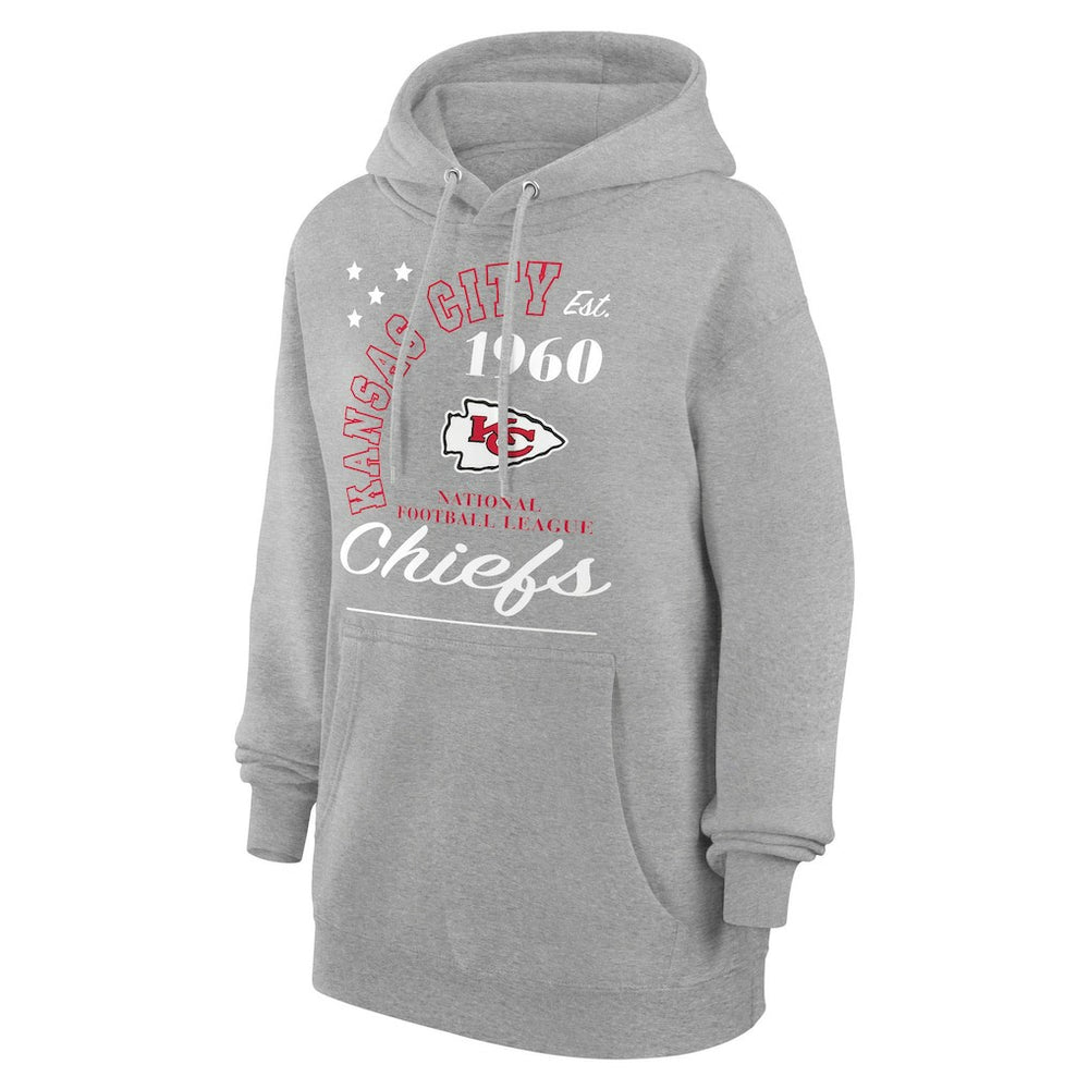 Starter Unisex Arch Team Fleece Pullover Hoodie - Kansas City Chiefs
