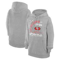 Starter Unisex Arch Team Fleece Pullover Hoodie - San Francisco 49ers