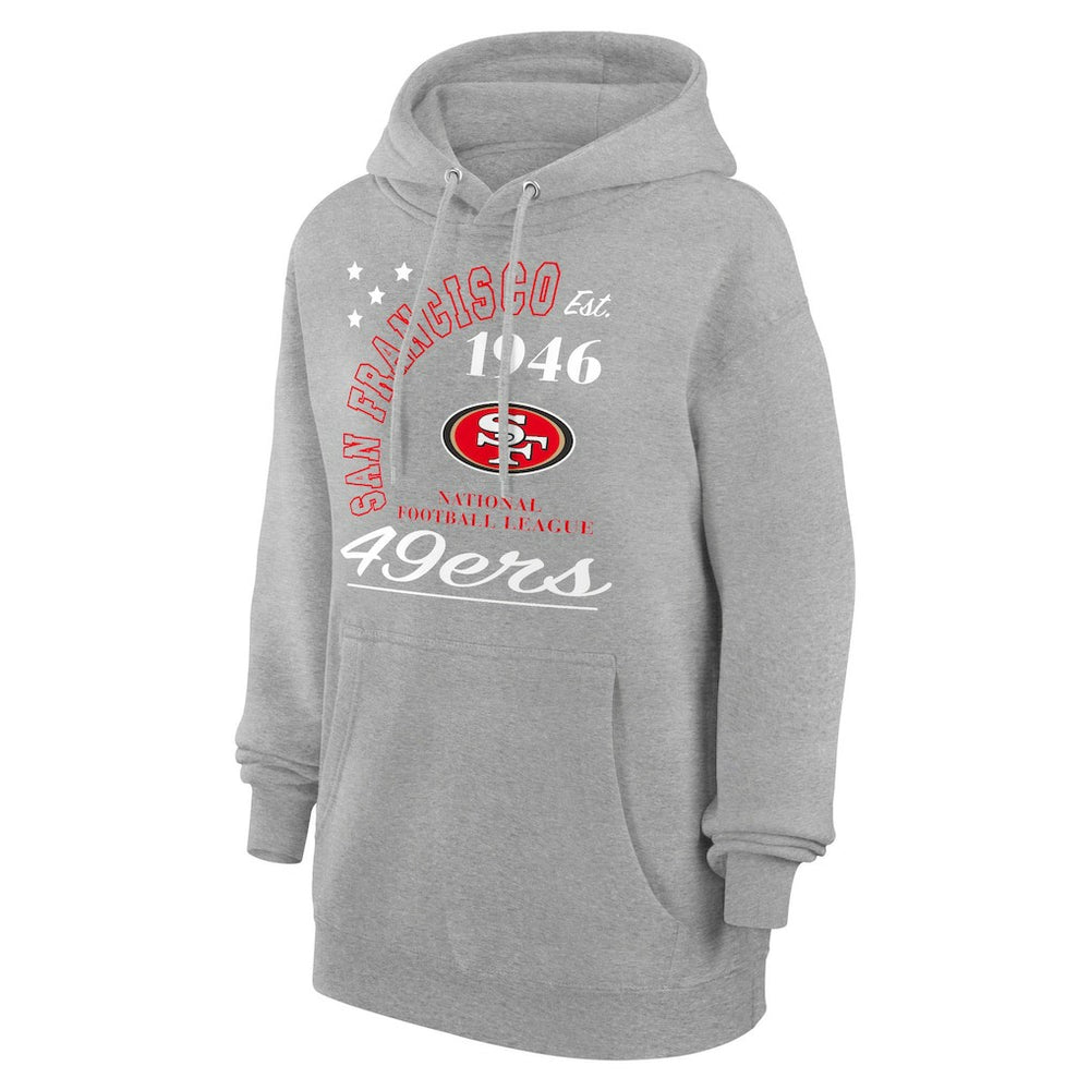 Starter Unisex Arch Team Fleece Pullover Hoodie - San Francisco 49ers