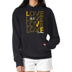 G-III 4Her by Carl Banks Women's Love Graphic Pullover Hoodie - Green Bay Packers