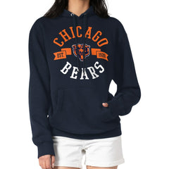 G-III 4Her by Carl Banks Women's City Graphic Team Fleece Pullover Hoodie - Chicago Bears