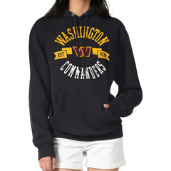 G-III 4Her by Carl Banks Women's City Graphic Team Fleece Pullover Hoodie - Washington Commanders