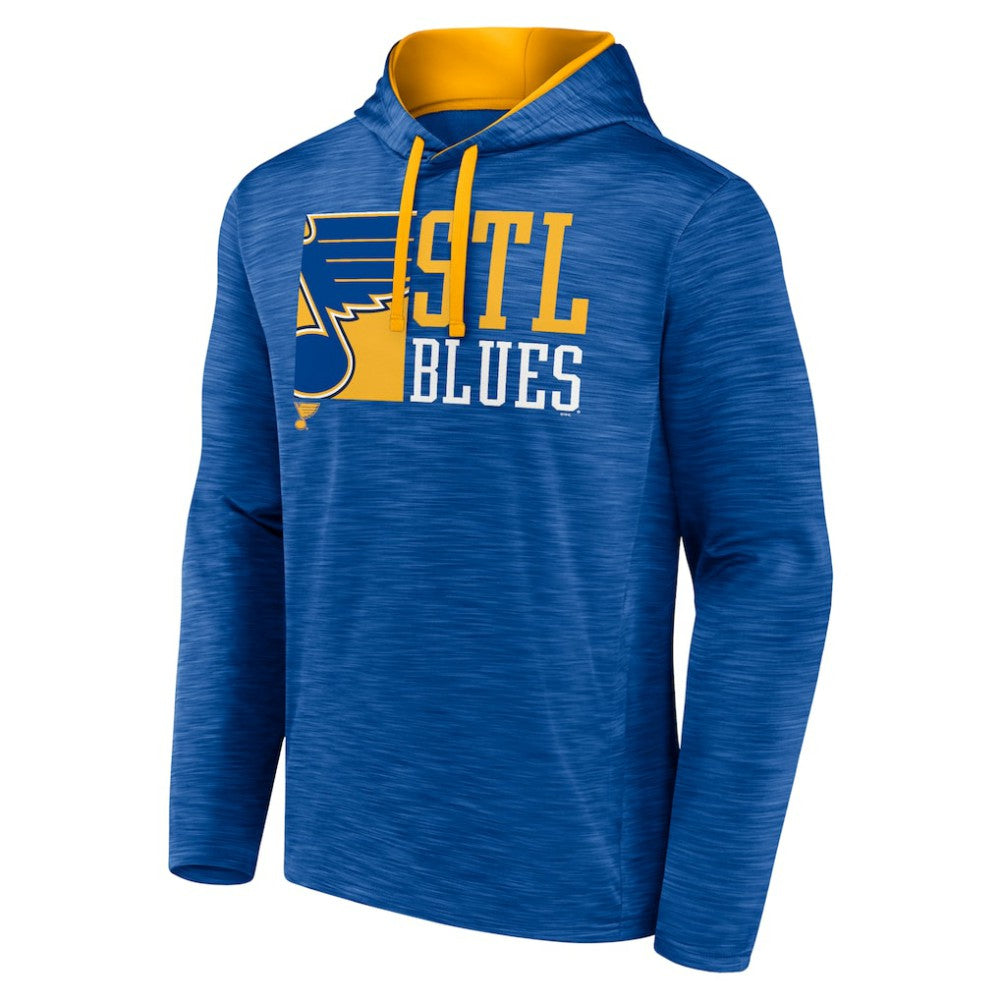 NHL Blue St. Louis Blues Fanatics Never Quit Pullover Hoodie