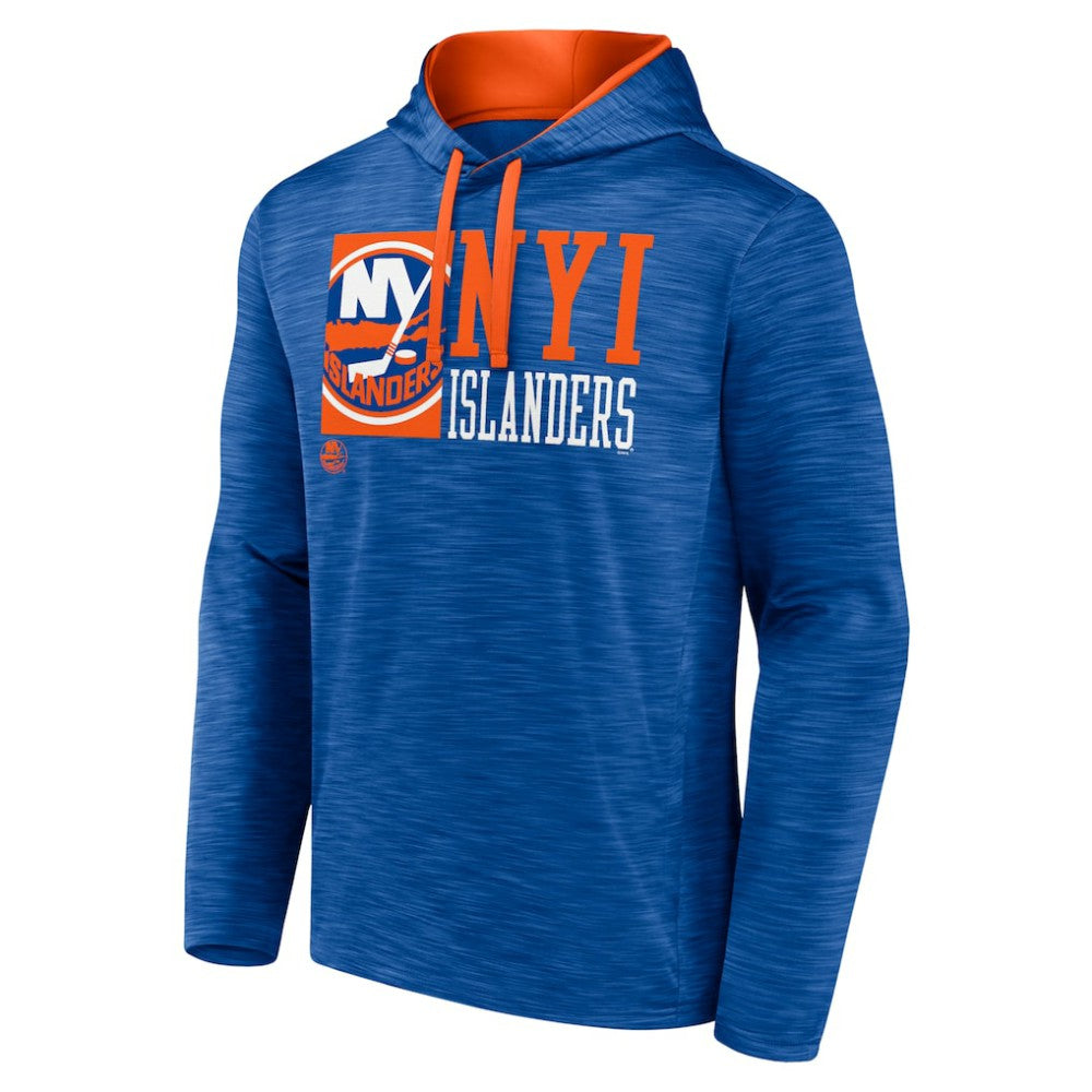NHL Royal New York Islanders Fanatics Never Quit Pullover Hoodie