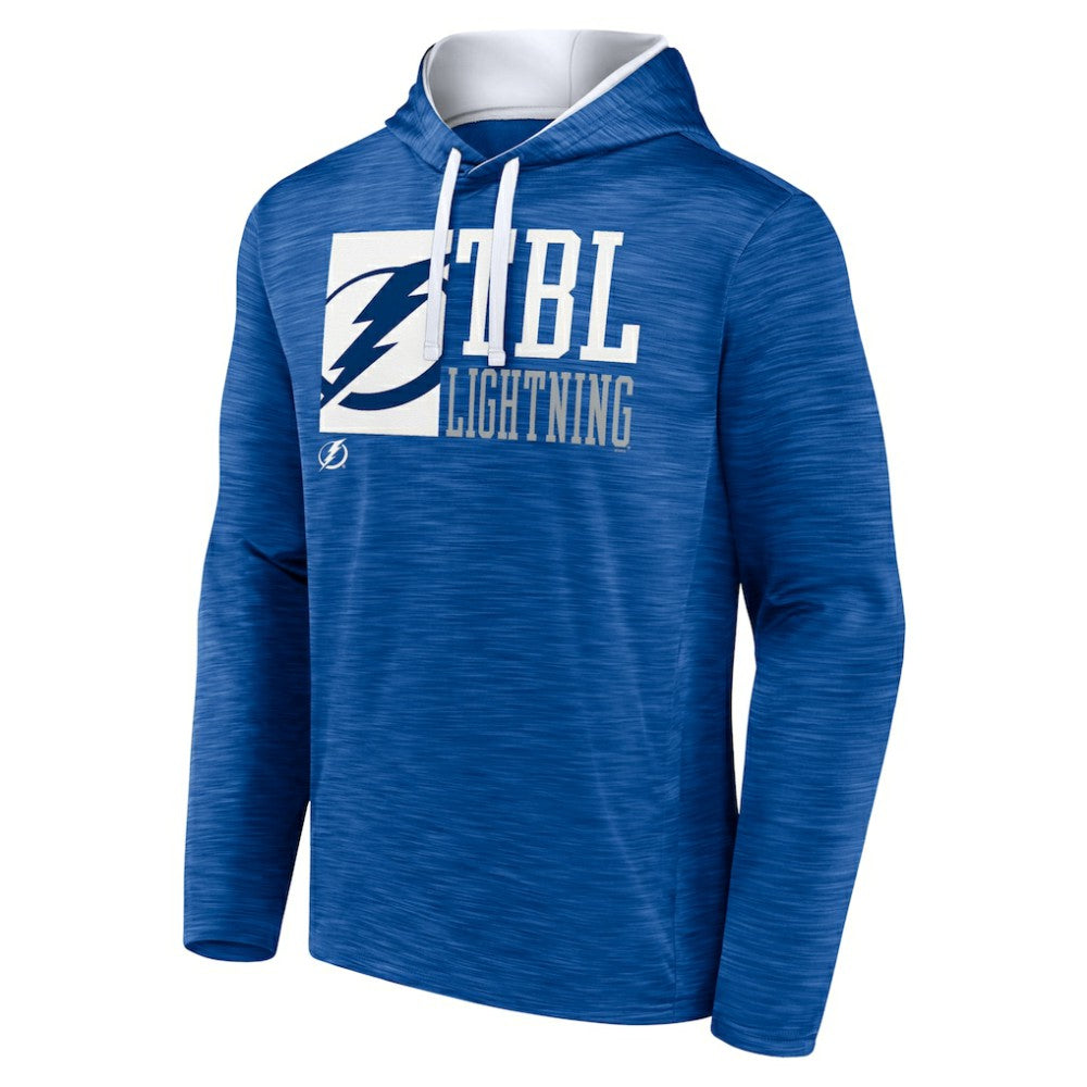 NHL Blue Tampa Bay Lightning Fanatics Never Quit Pullover Hoodie