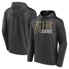 NHL Charcoal Vegas Golden Knights Fanatics Never Quit Pullover Hoodie