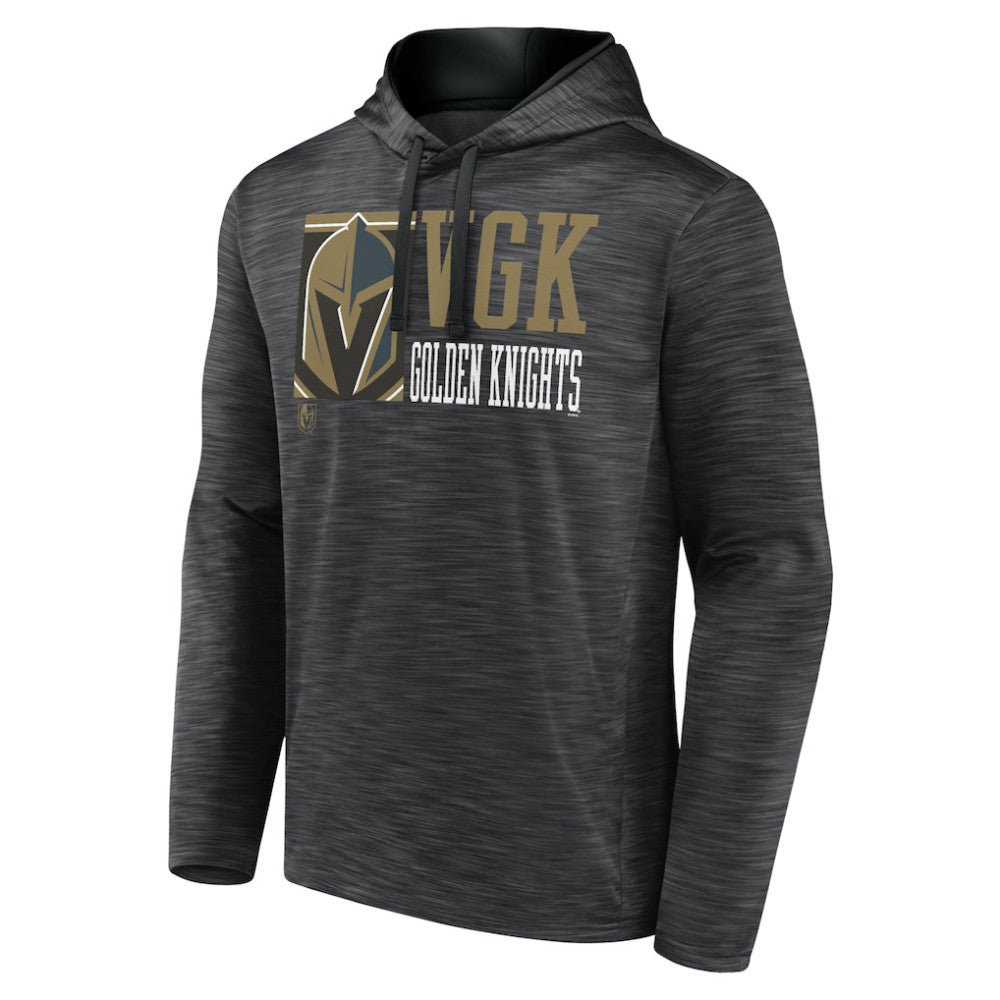 NHL Charcoal Vegas Golden Knights Fanatics Never Quit Pullover Hoodie