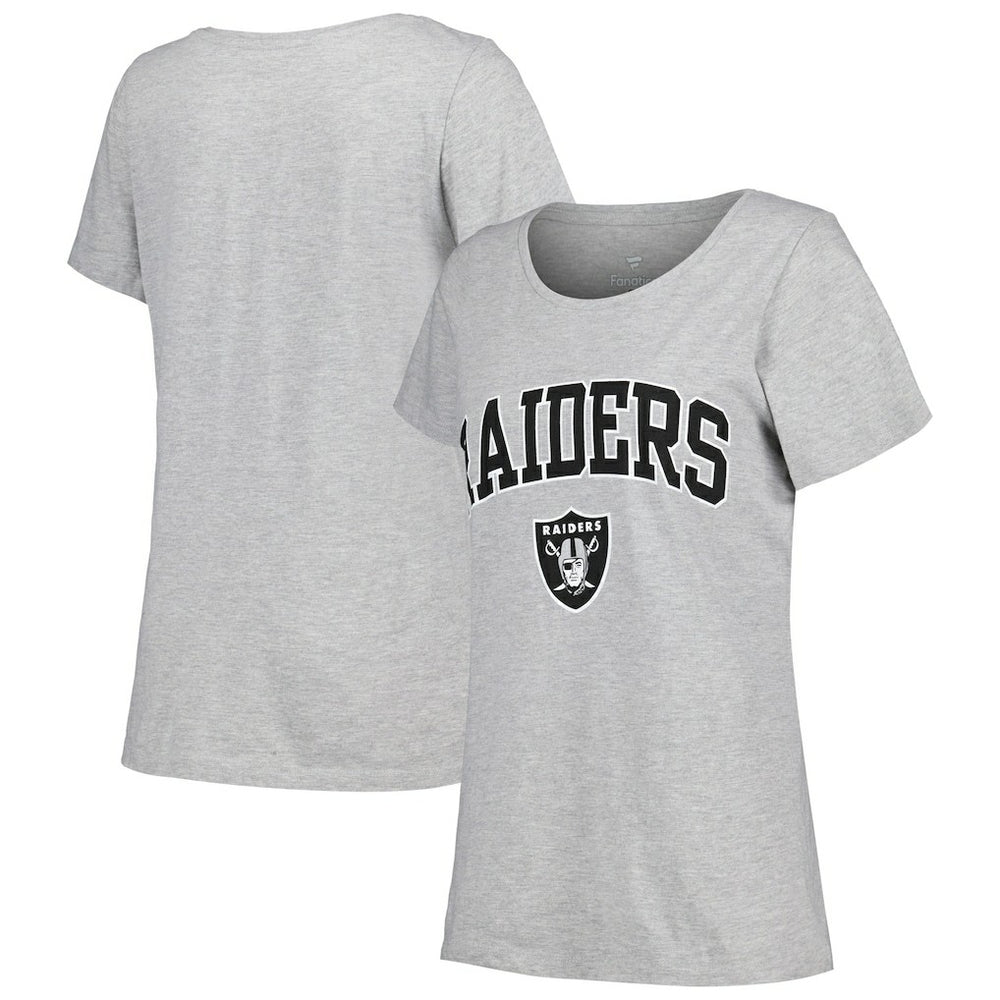 Women's Plus Size Arch Over Logo T-Shirt - Las Vegas Raiders