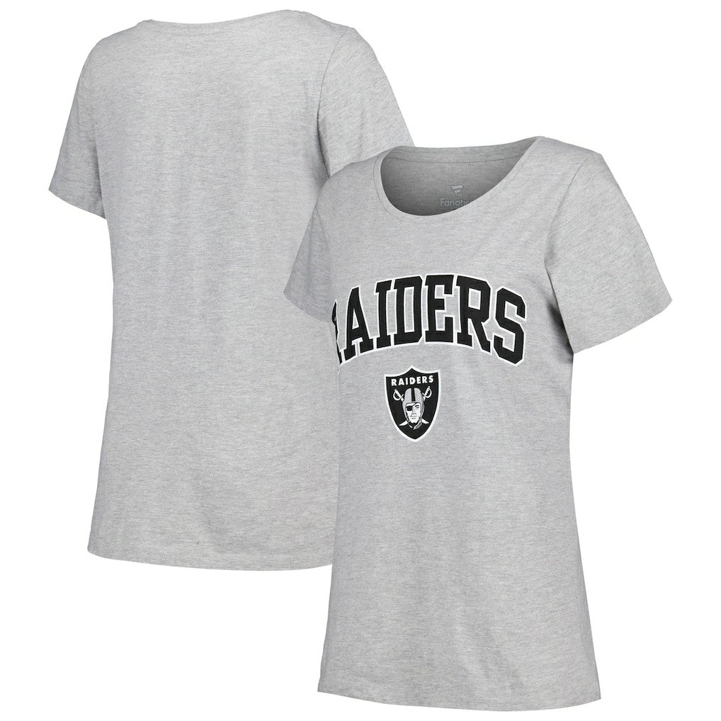 Women's Plus Size Arch Over Logo T-Shirt - Las Vegas Raiders