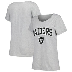 Women's Plus Size Arch Over Logo T-Shirt - Las Vegas Raiders