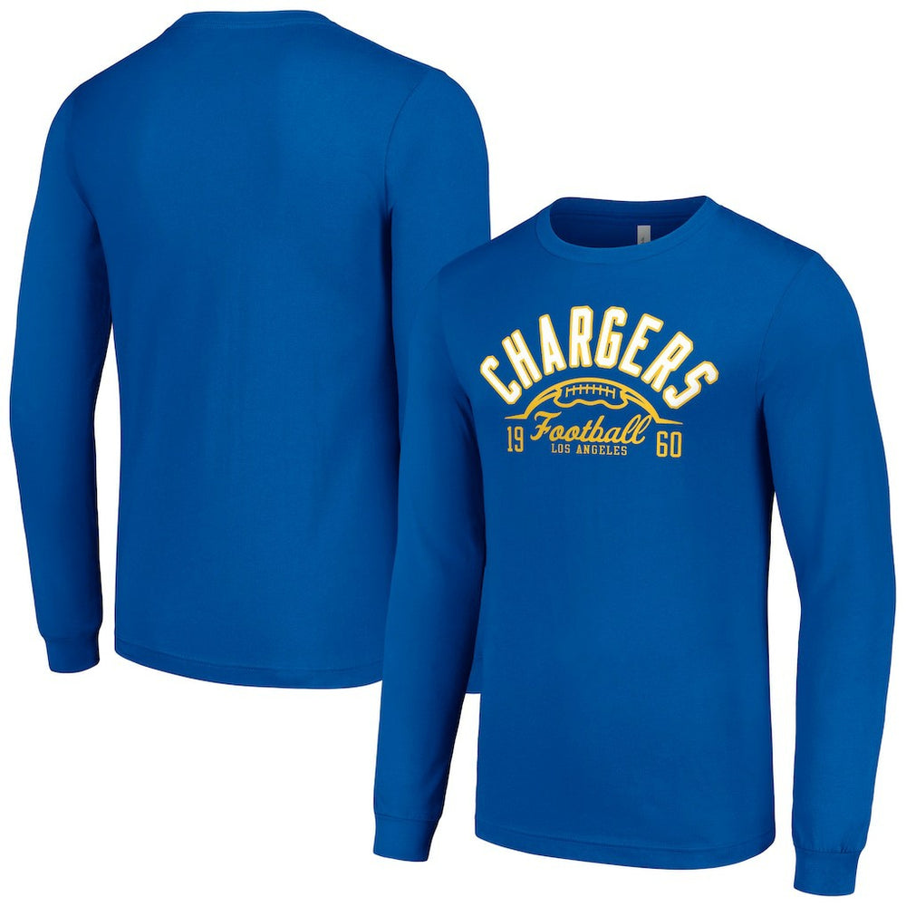Starter Half Ball Team Long Sleeve T-Shirt - Los Angeles Chargers