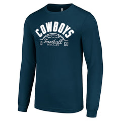 Starter Half Ball Team Long Sleeve T-Shirt - Dallas Cowboys