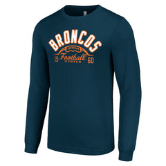 Starter Half Ball Team Long Sleeve T-Shirt - Denver Broncos