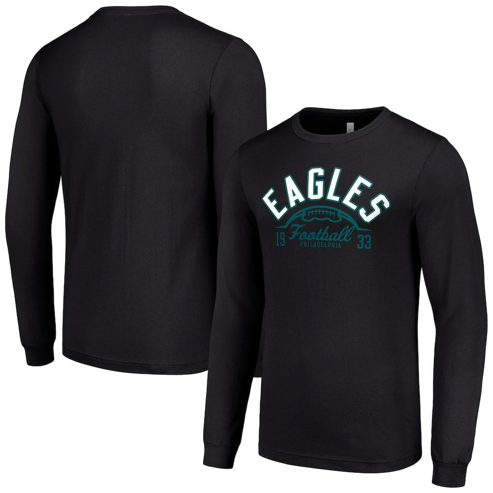 Starter Half Ball Team Long Sleeve T-Shirt - Philadelphia Eagles