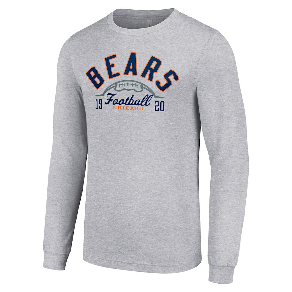 Starter Half Ball Team Long Sleeve T-Shirt - Chicago Bears