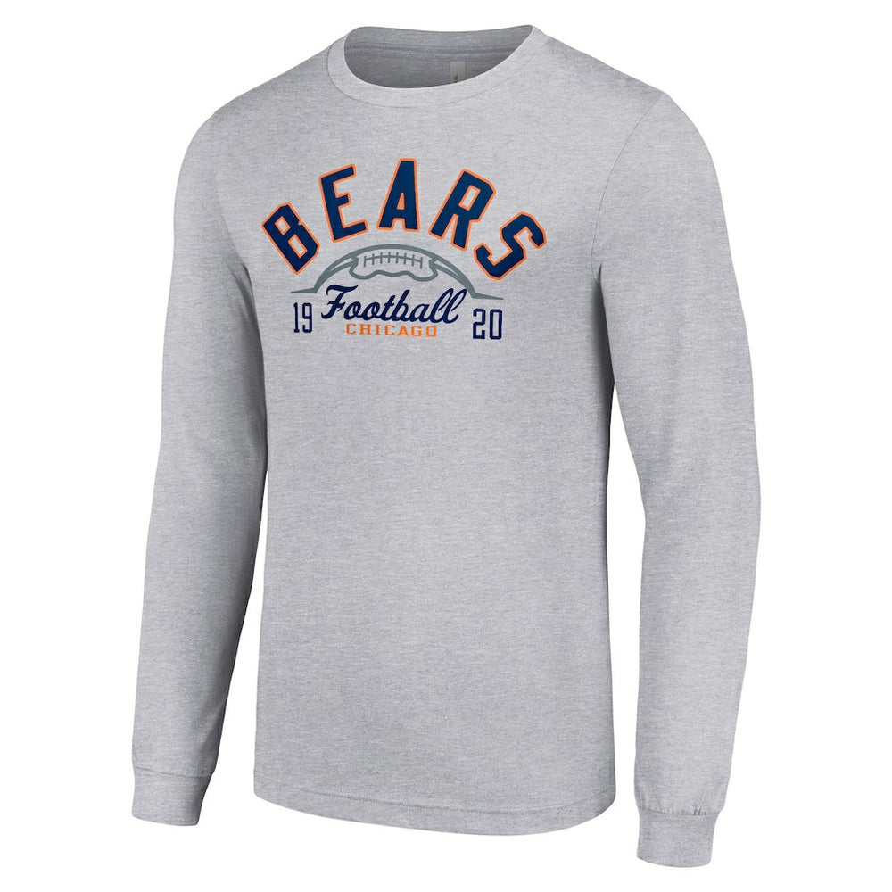 Starter Half Ball Team Long Sleeve T-Shirt - Chicago Bears